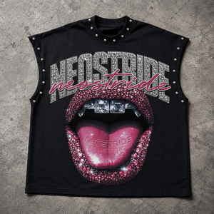 T-Shirt Grafica alla Moda Senza Maniche con Strass Personalizzati, Magliette da Uomo di Alta Qualità, Fornitore all'Ingrosso di <span class=keywords><strong>Abbigliamento</strong></span> - Product Image 1