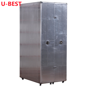 U-Best alluminio lucidato aviatore schedario in legno libreria di stoccaggio con cassetto del vino settethstartail scaffale mobili moderni - Product Image 6