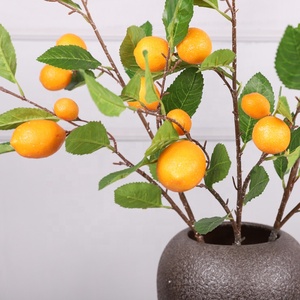 QiHao ลับและผลไม้ปลอม7หัว,<span class=keywords><strong>พวง</strong></span>พลาสติกสำหรับตกแต่งบ้าน - Product Image 5