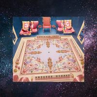 Nouvelle Table de Jeu de Luxe Moderne 2026 Casse-Noisette 33 Pouces pour Soirées de Noël, Poker, Mahjong, 4 Joueurs, Décoration de Table en Néoprène Antidérapant