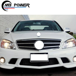 Kit de carrocería estilo A para <span class=keywords><strong>Mercedes</strong></span> <span class=keywords><strong>Clase</strong></span> <span class=keywords><strong>C</strong></span> W204 C200L/C260L 2007-2010: Parachoques, faldones laterales y puntas de escape de ajuste exacto - Product Image 2