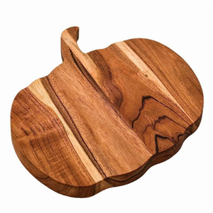 Inicio Calabaza Tablero Calabazas Acacia Madera Otoño Acción de Gracias Festivo Otoño Tabla de servir - Product Image 3
