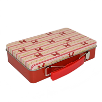 Emballage en forme de valise pour bonbons et chocolat Boîte en fer Valise Boîte d'emballage universelle