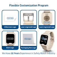 Reloj de Seguridad para Personas Mayores con Detección de Caídas, Reloj Inteligente con Alerta Médica para Adultos Mayores, Teleasistencia, Localizador GPS 4G LTE