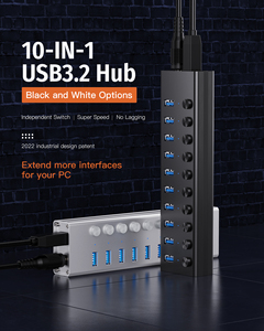Bộ Chuyển Đổi <span class=keywords><strong>Hub</strong></span> <span class=keywords><strong>Usb</strong></span> 10Gbps Bộ Chia Dữ Liệu Công Nghiệp 10 Cổng USB3.2 Với Bộ Chuyển Đổi Loại C <span class=keywords><strong>Usb</strong></span> C 3.0 Bộ Chia <span class=keywords><strong>Usb</strong></span> Với Nguồn Điện 12V5A - Product Image 3