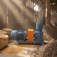 Machine de fabrication de granulés d'aliments pour animaux la plus vendue avec assurance commerciale, machine de traitement de granulés de bois pour aliments de bétail