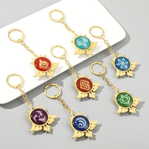 <span class=keywords><strong>Genshin</strong></span>-Llavero de impacto, bolsa bonita de aleación, luminosos en la oscuridad, producto nuevo de 2022 - Product Image 6