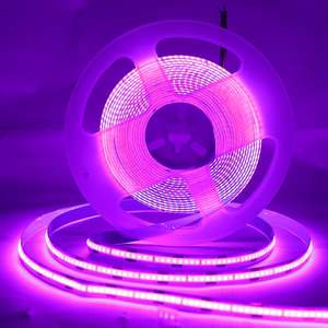 ไฟแถบ LED แบบยืดหยุ่น SXZM สีม่วง 320 ดวง/เมตร 12V 24V 8 มม. ความหนาแน่นสูง สำหรับตกแต่งห้องเกมอีสปอร์ต บาร์ - Product Image 2