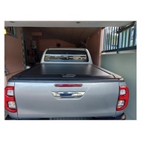 Couverture de benne à enroulement rétractable pour pick-up compatible avec Hilux 2005 à 2024