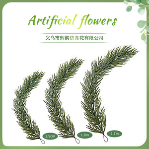Guirnalda de agujas de pino artificial Norfolk de 6 pies, follaje de seda para decoración navideña, chimenea, hogar, bodas, accesorios para exteriores - Product Image 5