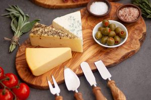 Accessoires de cuisine pour fromage, viande et apéritifs, assiettes de cuisine pour chef, pendaison de crémaillère, assiettes de service <span class=keywords><strong>en</strong></span> <span class=keywords><strong>bois</strong></span> d'olive - Product Image 4