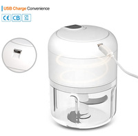 Mini batteur à ail Portable, chargeur USB, petit appareil pour trancher les aliments, hachoir à ail sans fil