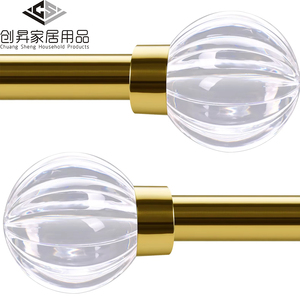 Tringle à <span class=keywords><strong>rideau</strong></span> de <span class=keywords><strong>douche</strong></span> portable de luxe style Art Déco en fer léger, longue <span class=keywords><strong>barre</strong></span> de <span class=keywords><strong>rideau</strong></span> pour fenêtre extérieure, accessoires de tringles et rails - Product Image 1