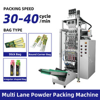 Facile à utiliser automatique instantané 3 en 1 café poudre sachet bâton sac remplissage machine à emballer