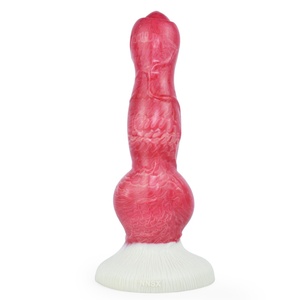 Hot Sale Butt Plug Anal Plug for Adults Fantasy Silicone Animal Dog Knot <b>Dildo</b> with Suction Cup Anal Sex Toys for Woman CE ROHS - Product Image 3