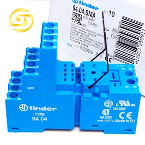 Soket Terminal klem 14-pin SMA tipe dasar Relay baru dan asli 94.04. Untuk Relay pencari 55.34.9.024.0040 / 55.34