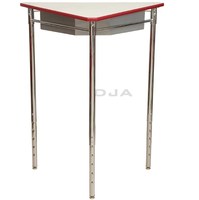Table de classe réglable en plastique moderne et chaise empilable avec garantie de 15 ans pour usage en atelier