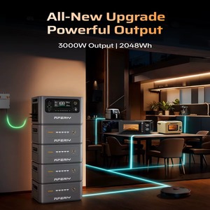 สถานีไฟฟ้าพกพา AFERIY P300 Solar MPPT LiFePO4 3000W พร้อมไฟฉาย คลื่นไซน์บริสุทธิ์ สำหรับใช้งานกลางแจ้ง - Product Image 1
