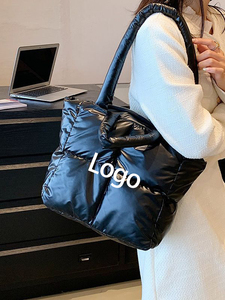 Sac fourre-tout thermique matelassé pour femme créateur de mode léger et spacieux sac à main matelassé à bandoulière - Product Image 2