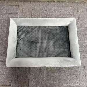 Cama Ecológica para Perros de Interior, de Espuma, Rectangular, Sólida, Clásica, Lujosa, Cómoda, Desmontable, Lavable, en Caja de Cartón - Product Image 4