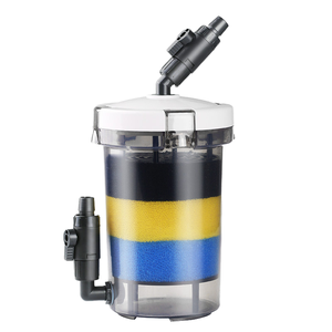 Sunsun LW-603 Transparant <span class=keywords><strong>Aquarium</strong></span> Vatenfilter Met Verlichting Binnen/Buiten Houten Glas Voor Desktopgebruik - Product Image 4