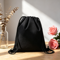 Sac à cordon en toile écologique personnalisable avec logo, pochette de rangement réutilisable pour chaussures, linge et sport
