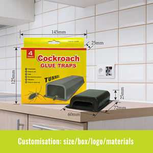 نفق بلاستيكي أصفر صلب يستخدم لمرة واحدة صرصور صديق للبيئة لمكافحة الآفات في المنزل والمحيط - Product Image 5