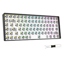 Stock Noir Grizzly DK84 Kit Clavier Mécanique RGB Tri-Mode Kit Clavier Personnalisé
