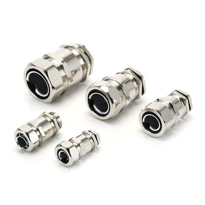 Conector de Manguera Flexible de Metal, Acero Inoxidable Roscado, Sellado Impermeable, Conector PG para Agua, Aire y Agua Salada - Product Image 1
