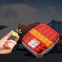 Ensemble de feux arrière de camion en gros, feux de remorque à LED, haute qualité, 12V24V, marqueur, feu unique, système de feux arrière de camion, pièce de camion