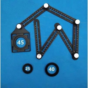 Hợp kim nhôm 6-Fold góc Đo Cai Trị gạch lỗ định vị phụ kiện - Product Image 2