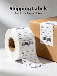 4x6-inch (102mm x 152mm) fan-shaped direct thermal self-adhesive <b>labels</b>; shipping <b>labels</b> address <b>labels</b>; thermal shipping <b>labels</b> - Product Image 6