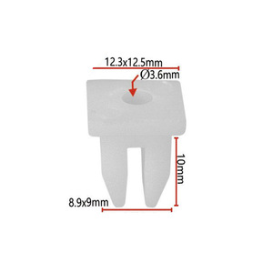 Xinyida Buckle Industry <b>Plastic</b> Square Block Nylon Light Mount <b>Bracket</b> 12.3x12.5mm K08 Automotive Parts - Product Image 1