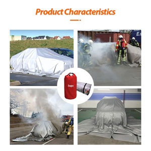 Fornitore di fabbrica in acciaio al carbonio Cabinet antincendio in fibra di vetro tessuto auto coperta antincendio per gli aeroporti di protezione antincendio - Product Image 4