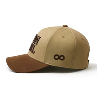 Cappellino da Baseball di Lusso a 5 Pannelli in Camoscio di Alta Qualità, Personalizzabile con Logo Ricamato, per Uomo e Donna