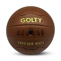 Ballon de football vintage GOLTY SV-1000, taille 5, poids 400-440g, circonférence 680-700mm, cousu à la machine
