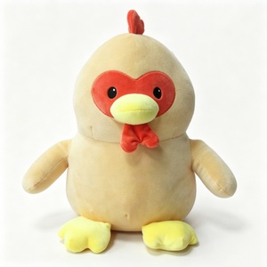 Peluche de poulet personnalisée, peluche de poulet en peluche, peluche de poulet de ferme, jouet de poulet mignon - Product Image 4
