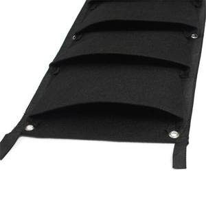 Bac de jardinage Vertical en feutre, 7 poches, récipients de fleurs <span class=keywords><strong>suspendus</strong></span>, pour jardinage, terrain vert - Product Image 5