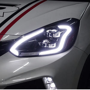 Piezas de automóviles Montaje de faros Retroadaptación Estilo GT Luces de circulación diurna Faros delanteros de lentes LED para <span class=keywords><strong>Honda</strong></span> Fit <span class=keywords><strong>Jazz</strong></span> 2014-2020 - Product Image 4