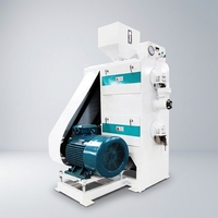 Machine industrielle de blanchiment du riz à double rouleau, blanchisseur de riz à rouleaux d'émeri disponible en tailles MNMF182, MNMF252, MNMF30*2
