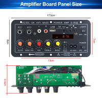 VIRE 12V 24V Araç Amfi Kartı 30W Şarj Edilebilir Mini Amfi Alıcısı Dış Mekan Subwoofer Güç Amplifikatörü Modülü