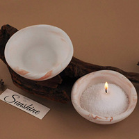 Moule en silicone INTODIY pour mini-bol irrégulier, pot à bougie, boîte de rangement en béton/ciment, moule en plâtre pour pot de fleurs