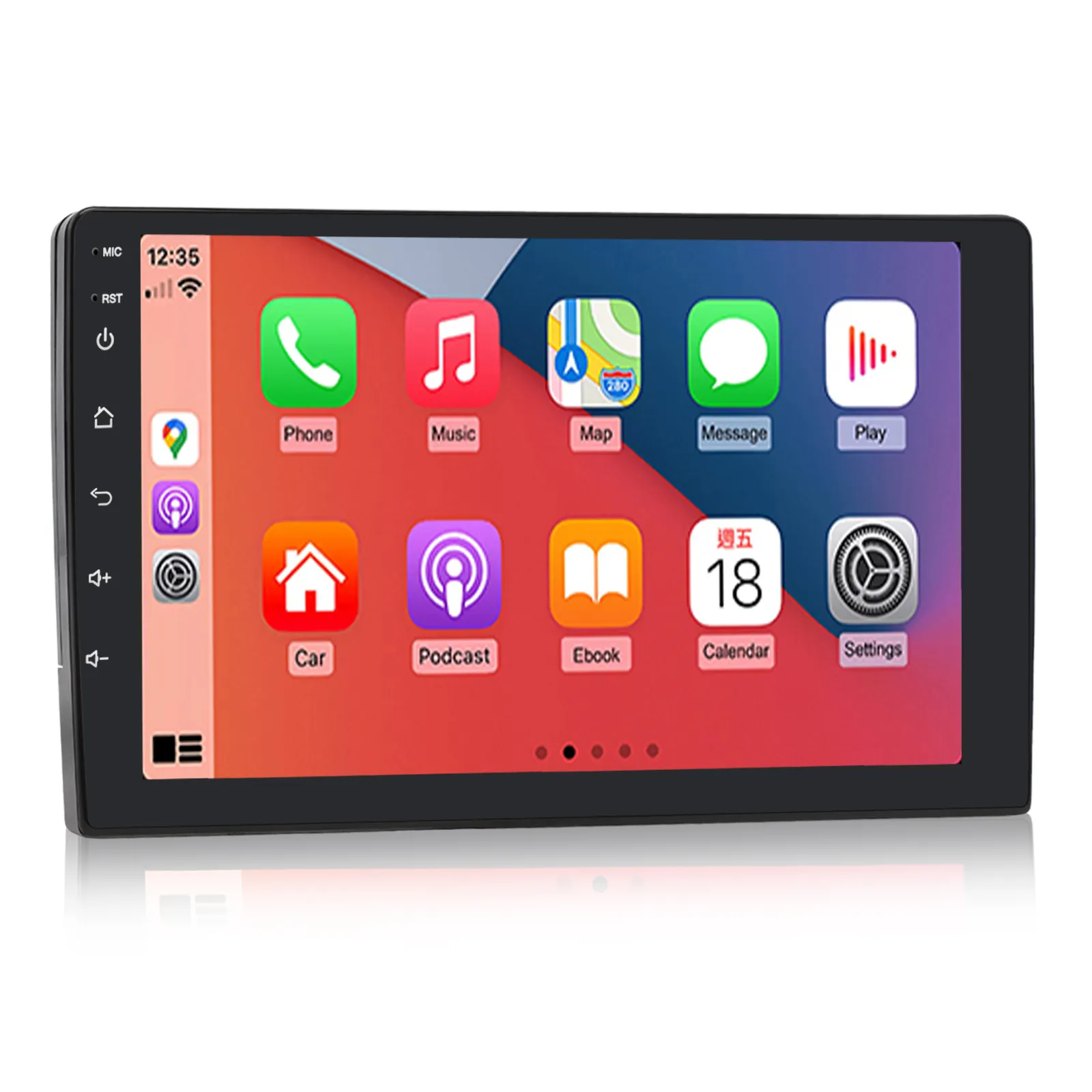 HD 9 Inch Touch Screen Built Android System FM Radio Navigation Car MP5