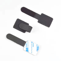 Organisateur de câble auto-adhésif attache de câble de données coin domestique fil de bureau fixe adhésif dos crochet et boucle attache de câble