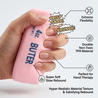Jouet à presser en forme de beurre croustillant, slime moelleux et croustillant, jouet anti-stress à remontée lente, pâte à modeler pour enfants et adultes