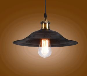 Lampada a Sospensione Decorativa Industriale <span class=keywords><strong>Vintage</strong></span> Multi-stile in <span class=keywords><strong>Metallo</strong></span> Nero E27 per Ristoranti e Bar - Product Image 4