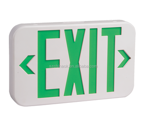 90 giorni di riduzione tariffaria spedizione rapida USA ha approvato l'uscita di emergenza <span class=keywords><strong>luce</strong></span> di plastica bianca fredda segno con batteria di Backup - Product Image 3