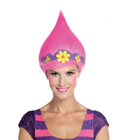 Perruque de cosplay pour spectacle de scène de Noël, perruque d'elfe oignon arc-en-ciel pour adultes, perruque de fête d'Halloween pour trolls