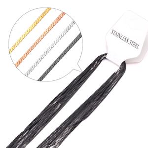 Collares de cadena de acero inoxidable 316L con cierres de garra de serpiente y langosta, estilo funky, para chicas - Product Image 4