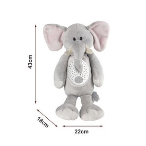 Veilleuse musicale en forme d'éléphant, peluche, projecteur d'étoiles, machine à berceuses, jouet apaisant <span class=keywords><strong>pour</strong></span> bébé, couverture douce <span class=keywords><strong>pour</strong></span> le sommeil - Product Image 5